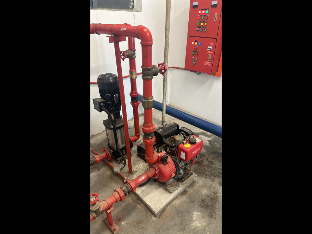 Fire protection system installation in Johor